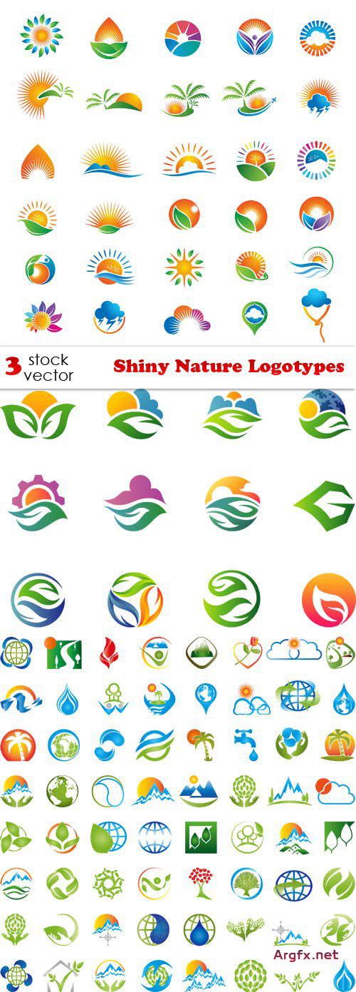 Vectors - Shiny Nature Logotypes