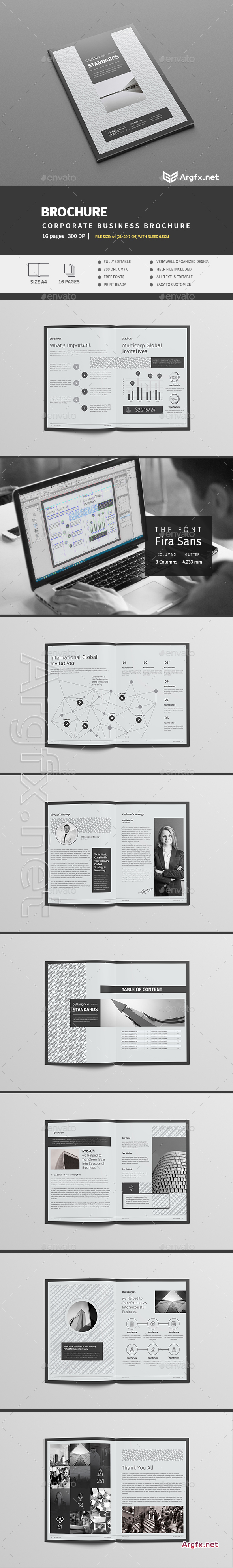 Multipurpose Brochure Template 16 Pages 15981025