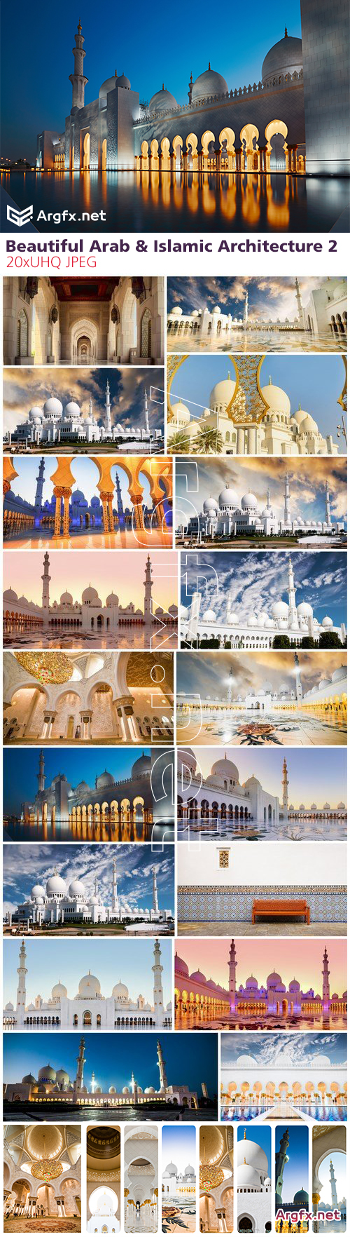  Beautiful arab & islamic architecture 2 - 20xUHQ JPEG