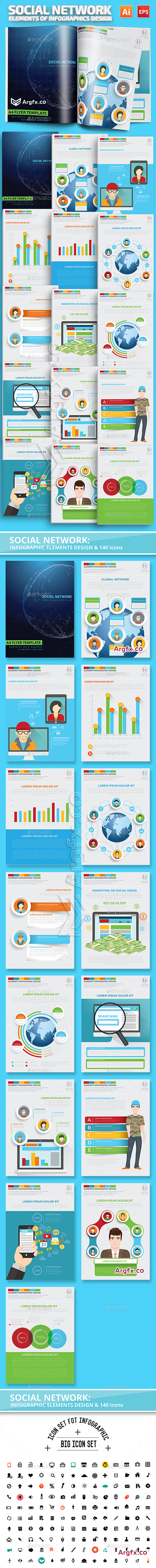 Social Network Infographics Design