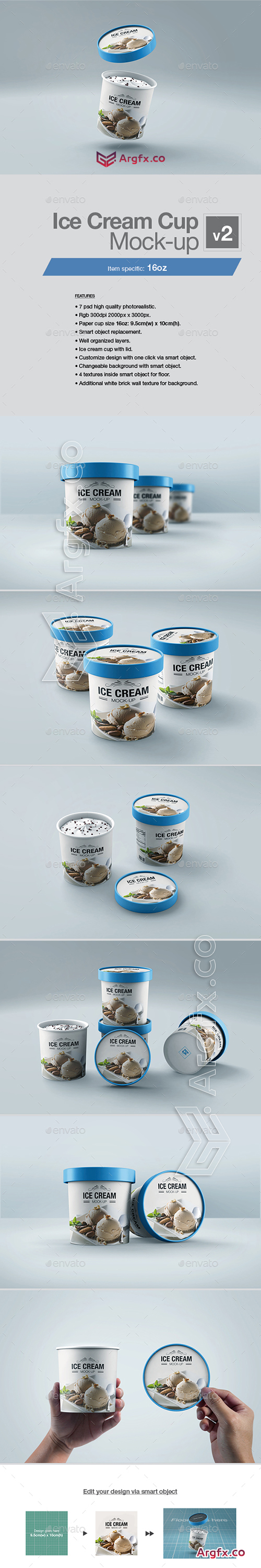 GraphicRiver - Ice Cream Cup Mock-up v2 22645755