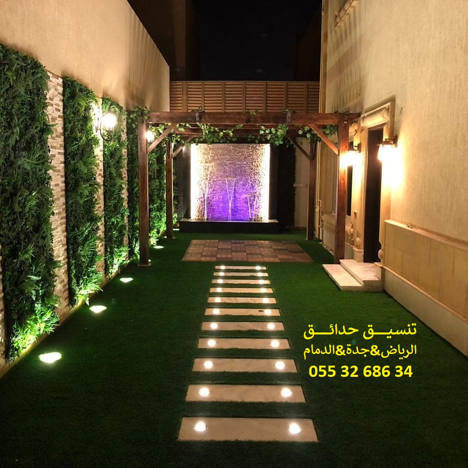 شركة تنسيق حدائق عشب صناعي عشب جداري الرياض جدة الدمام 0553268634 P_1143j2zve2