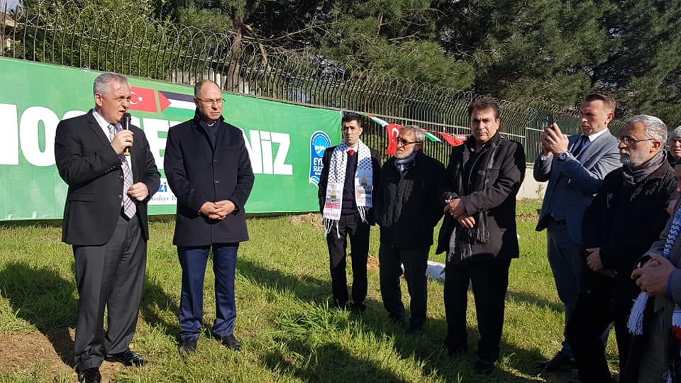 افتتاح غابة فلسطين في مدينة اسطنبول التركية