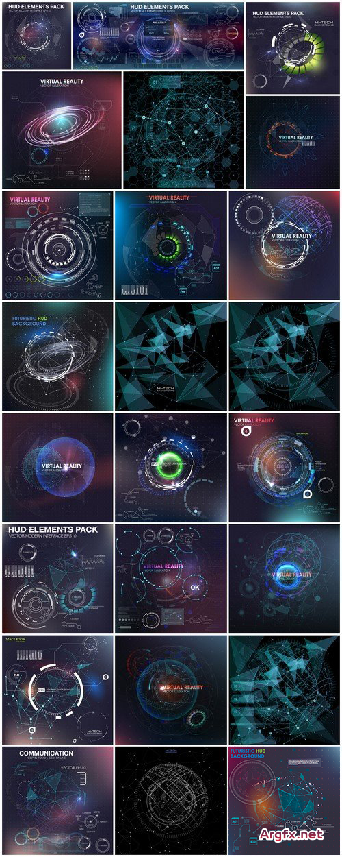  Abstract high technologies 24X EPS