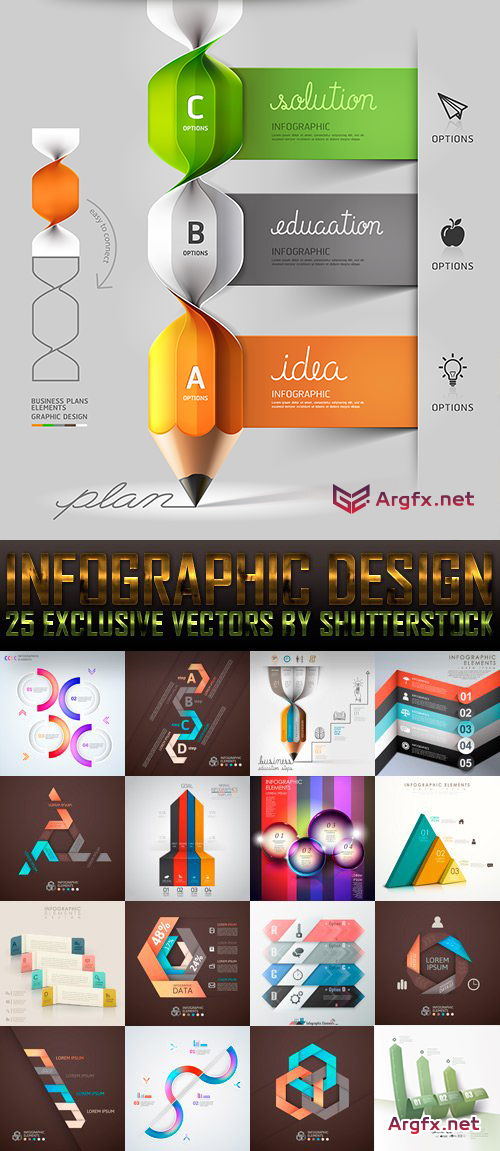 Infographic Design Vol.3, 25xEPS