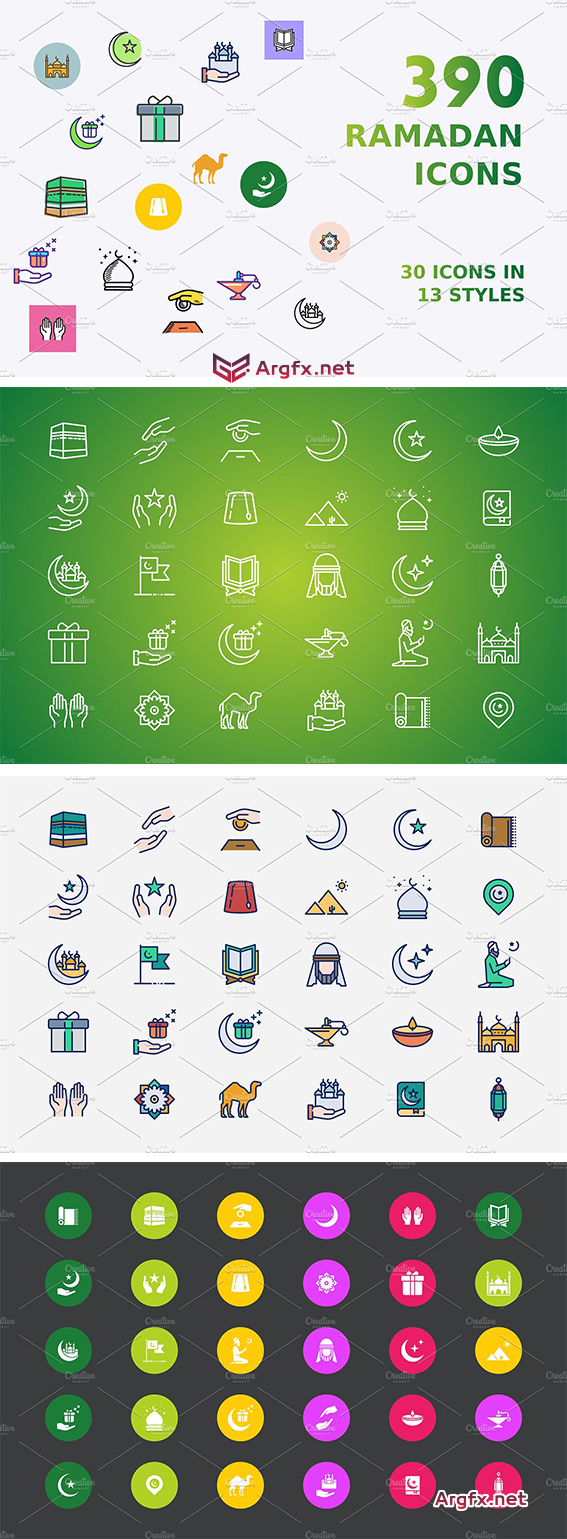 CM 1528075 - Ramadan Icon Bundle