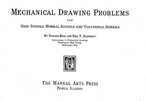 كتاب  Mechanical Drawing Problems P_713p00724
