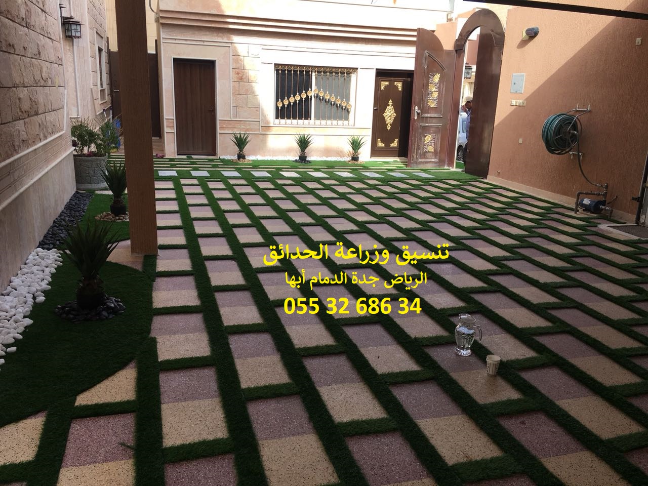 شركة تنسيق حدائق الرياض جدة الدمام ابها 0553268634 P_8678nhu22