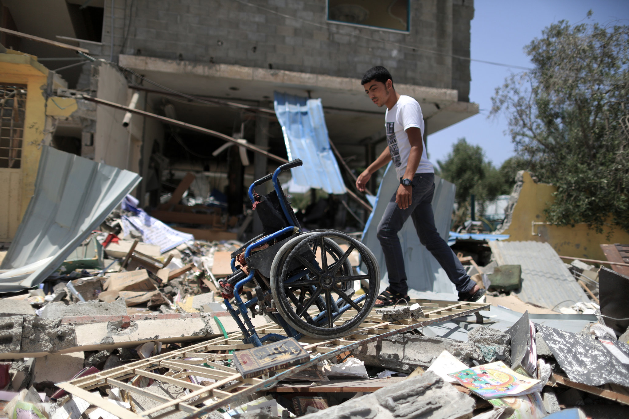 قصف غزة خلال حرب 2014